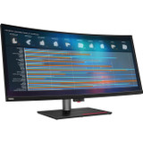 Lenovo ThinkVision P40w-20 39.7" 5K2K WUHD Curved Screen WLED LCD Monitor - 21:9 - Raven Black