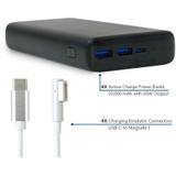 JAR Systems Adapt4 USB-C Charging Station with Active Charge Upgrade and Apple Connectors - ADAPT4-ACTIV - Desktop Charging System with Charger, 4X Power Banks, and 4 Adapter Cables