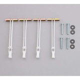 Chief Metal Stud Hardware Kit for Flat Panels - With 4 Anchors