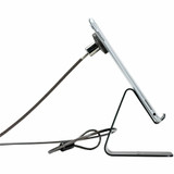 CTA Digital Tablet Desktop Security Kit with Display Stand and Theft-Deterrent Cable