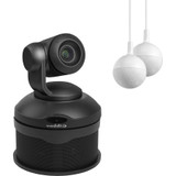 Vaddio ConferenceSHOT AV HD Conference Room System - PTZ Camera, Speaker, and Two CeilingMIC Microphones - Black