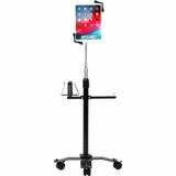 CTA Digital Cup Holder and Towel Rack Gym Buddy Add-On for CTA Digital Floor Stands