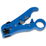 TRENDnet Universal Stripping and Cutting Tool, RG59/6/11/7, UTP, STP, CAT5, 4P/6P/8P, Flat & Round Cables, Adjustable Blade Depth, TC-CT70