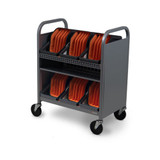 Bretford CUBE Transport Charging Cart with Caddies - 30 Devices