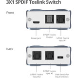 SIIG 3x1 S/PDIF Toslink Switch CE-AU0111-S1