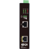 Tripp Lite Industrial Gigabit Ethernet PoE injector 90W PoE++ 802.3bt Midspan -40? to +75? IP30 housing Dual 24-57VDC DIN rail 1 Port