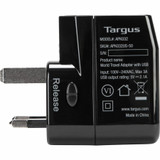 Targus World Travel Power Adapter with Dual USB Charging Ports