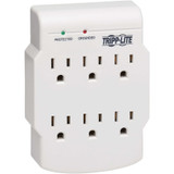 Tripp Lite Protect It! 6-Outlet Low-Profile Surge Protector, Direct Plug-In, 540 Joules, Diagnostic LED