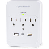 CyberPower CSP300WUR1 Professional 3 - Outlet Surge with 600 J