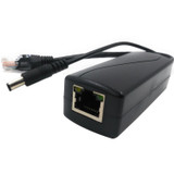 VisionTek PoE to 12V splitter - Input 802.3af 44-56V output 2.1mm DC 12V 1A 12W with 10/100/1000 Mbps Male splitter