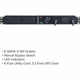 CyberPower MBP15A6 120 VAC 15A Maintenance Bypass PDU