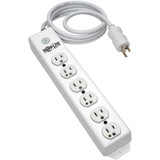 Tripp Lite Safe-IT Medical-Grade Power Strip UL 1363 6x Hospital-Grade Outlets Antimicrobial 6 ft. Cord