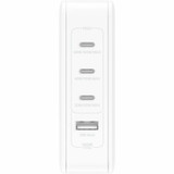 Belkin 140W 4-Port GaN Wall Charger, Multi-Port Charger Block w/USB-C Power Delivery Fast Charge & USB-A Port for Apple MacBook, iPhone 15 Series, iPad Pro, Samsung Galaxy S23, Google Pixel, & More