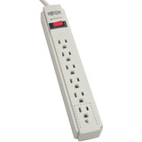 Tripp Lite Protect It! 6-Outlet Surge Protector 15 ft. Cord 790 Joules Diagnostic LED Light Gray Housing