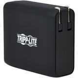 Tripp Lite Portable 5000mAh 2-Port Mobile Power Bank and USB Battery Wall Charger Combo Direct Plug Black