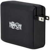 Tripp Lite Portable 5000mAh 2-Port Mobile Power Bank and USB Battery Wall Charger Combo Direct Plug Black