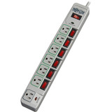 Tripp Lite Eco-Surge 7-Outlet Surge Protector 6 ft. (1.83 m) Cord 1080 Joules Individually-Controlled