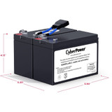 CyberPower RB1270X2E Replacement Battery Cartridge