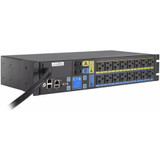 Eaton Managed rack PDU, 2U, L5-30P input, 2.88 kW max, 120V, 24A, 10 ft cord, Single-phase, Outlets: (16) 5-20R