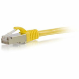C2G 12ft Cat6 Snagless Shielded (STP) Ethernet Cable - Cat6 Network Patch Cable - PoE - Yellow