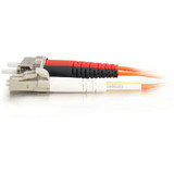 C2G-1m LC-ST 50/125 OM2 Duplex Multimode Fiber Optic Cable (TAA Compliant) - Orange