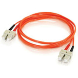 C2G-5m SC-SC 62.5/125 OM1 Duplex Multimode Fiber Optic Cable (Plenum-Rated) - Orange