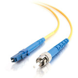 C2G-5m LC-ST 9/125 OS1 Simplex Singlemode PVC Fiber Optic Cable (LSZH) - Yellow