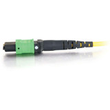 C2G-30m MTP 9/125 OS1 Singlemode LSZH PVC Fiber Optic Assembly Ribbon Cable - Yellow