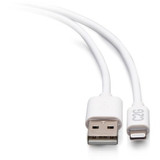 C2G 10ft USB A to Lightning Cable - Charge & Sync Cable - White