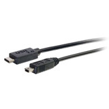C2G 12 ft USB 2.0 USB-C to USB Mini-B Cable M/M - Black