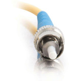 C2G 3m ST-ST 9/125 OS1 Simplex Singlemode Fiber Optic Cable (Plenum-Rated) - Yellow