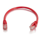 C2G 30ft Cat6a Snagless Unshielded UTP Ethernet Network Patch Cable - Red