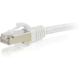 C2G-5ft Cat6 Snagless Shielded (STP) Network Patch Cable - White