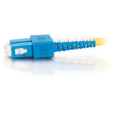 C2G-9m SC-SC 9/125 OS1 Duplex Singlemode PVC Fiber Optic Cable - Yellow