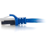C2G 7ft Cat6a Ethernet Cable - Snagless Shielded (STP) - Blue