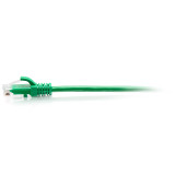 C2G 1ft (0.3m) Cat6a Snagless Unshielded (UTP) Slim Ethernet Patch Cable - Green