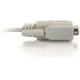 C2G 10ft DB9 F/F Null Modem Cable - Beige