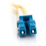 C2G 7m LC-LC 9/125 OS1 Duplex Singlemode PVC Fiber Optic Cable (USA-Made) - Yellow