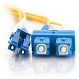 C2G-3m LC-SC 9/125 OS1 Duplex Singlemode Fiber Optic Cable (TAA Compliant) - Yellow