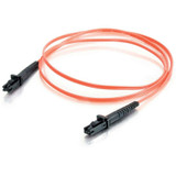 C2G-1m MTRJ-MTRJ 62.5/125 OM1 Duplex Multimode PVC Fiber Optic Cable - Orange