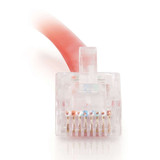 C2G 7ft Cat5e Non-Booted Unshielded UTP Network Crossover Patch Cable - Red