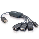 C2G 11 Inch 4-Port USB 2.0 Hub Cable