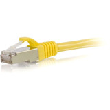 C2G 25ft (7.6m) Cat6 Snagless Shielded (STP) Ethernet Network Patch Cable - Yellow