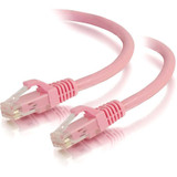C2G-50ft Cat5e Snagless Unshielded (UTP) Network Patch Cable - Pink