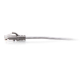 C2G 8ft (2.4m) Cat6a Snagless Unshielded (UTP) Slim Ethernet Patch Cable - Gray