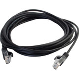 C2G 8ft Cat5e Snagless Unshielded (UTP) Slim Network Patch Cable - Black