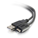 C2G 10 ft USB 2.0 USB-C to USB-A Cable M/M - Black