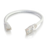 C2G 30ft Cat6a Snagless Unshielded UTP Ethernet Network Patch Cable - White