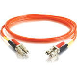 C2G 1m LC-LC 62.5/125 Duplex Multimode OM1 Fiber Cable - Orange - 3ft