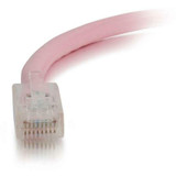 C2G-12ft Cat5e Non-Booted Unshielded (UTP) Network Patch Cable - Pink